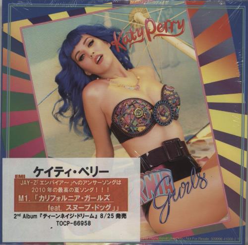 Katy Perry California Gurls CD single (CD5 / 5") Japanese KT3C5CA516929