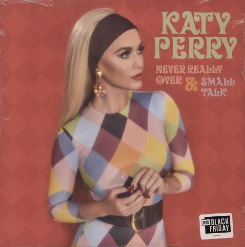 Katy Perry Never Really Over - Orange Vinyl 12" vinyl single (12 inch record / Maxi-single) UK KT312NE803990