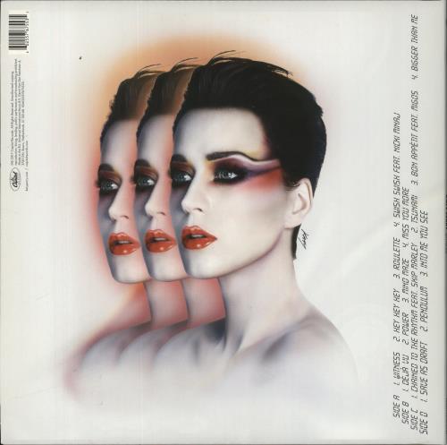 Katy Perry Witness 2-LP vinyl record set (Double LP Album) UK KT32LWI839771
