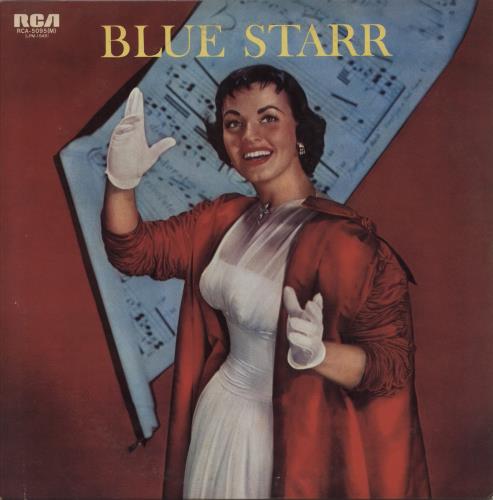 Kay Starr Blue Starr - White label + Obi vinyl LP album (LP record) Japanese KYRLPBL872720