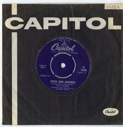 Kay Starr Bossa Nova Casanova 7" vinyl single (7 inch record / 45) UK KYR07BO615008