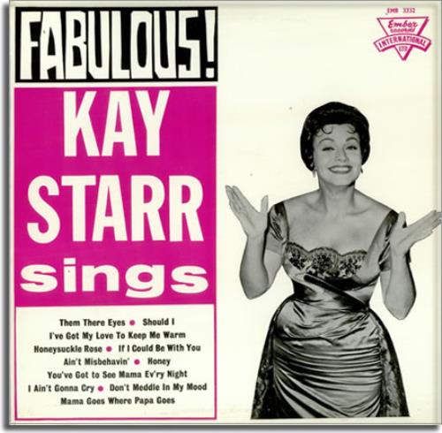 Kay Starr Kay Starr Sings vinyl LP album (LP record) UK KYRLPKA421208