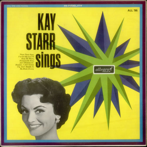 Kay Starr Kay Starr Sings vinyl LP album (LP record) UK KYRLPKA545355