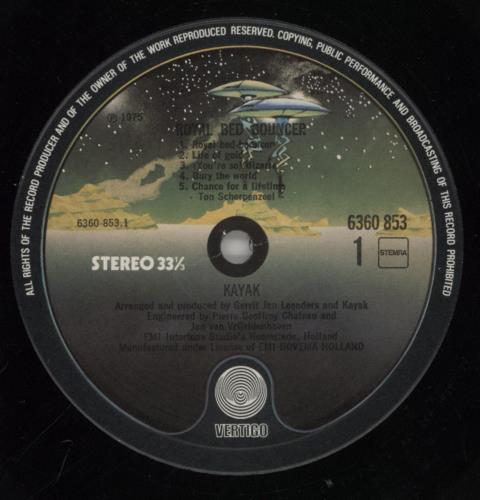 Kayak Royal Red Bouncer vinyl LP album (LP record) Dutch KYKLPRO210137