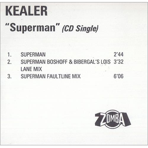 Kealer Superman CD-R acetate UK KEACRSU427012