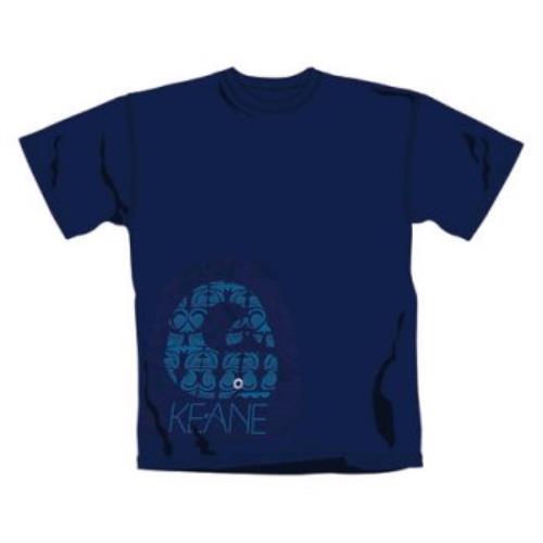 Keane (00s) Blue Whale T-Shirt - Small t-shirt UK KANTSBL376171