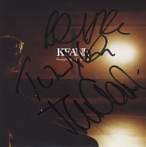 Keane (00s) Everybody's Changing - Autographed! CD single (CD5 / 5") UK KANC5EV314726
