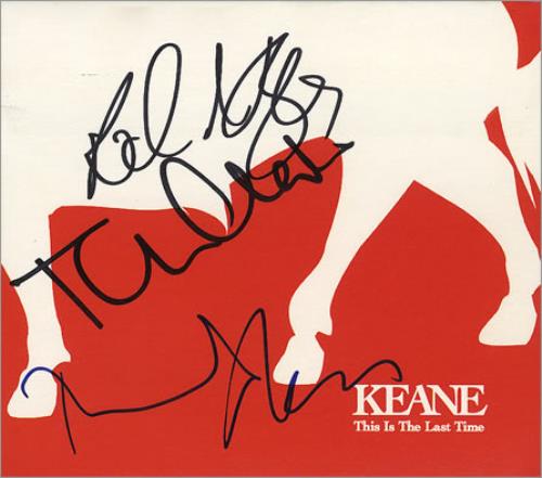 Keane (00s) This Is The Last Time - Autographed Fanclub Set! CD/DVD single set UK KANSDTH366018