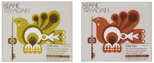 Keane (00s) Try Again 3-CD album set (Triple CD) German KAN3CTR392070
