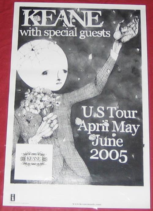 Keane (00s) US Tour poster US KANPOUS368877