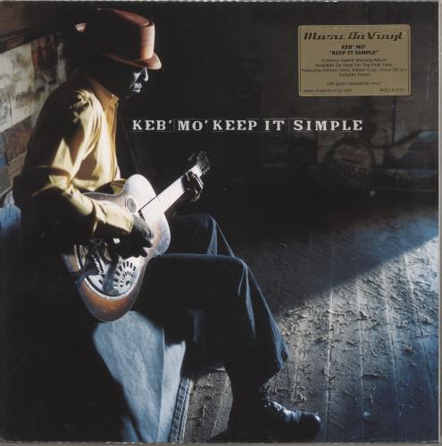Keb' Mo' Keep It Simple - 180gm Vinyl - Sealed vinyl LP album (LP record) Dutch 0GILPKE736515