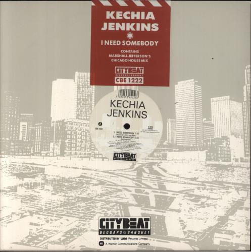 Kechia Jenkins I Need Somebody 12" vinyl single (12 inch record / Maxi-single) UK KC512IN856787