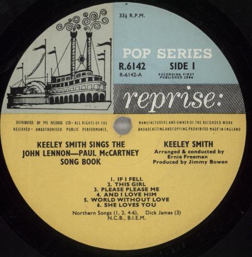 Keely Smith Sings The Lennon-McCartney Song Book vinyl LP album (LP record) UK KE4LPSI408976