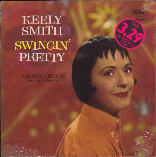 Keely Smith Swingin' Pretty - shrink vinyl LP album (LP record) UK KE4LPSW408990