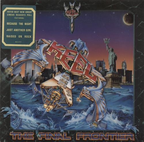 Keel The Final Frontier - Gold Stamped vinyl LP album (LP record) US K.LLPTH869540