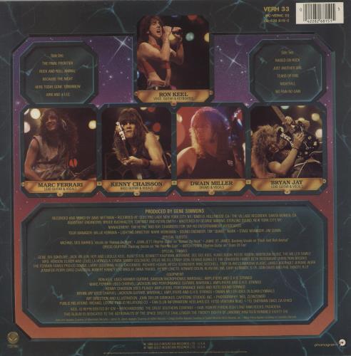 Keel The Final Frontier vinyl LP album (LP record) UK K.LLPTH564596