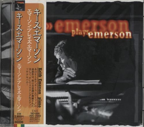 Keith Emerson Emerson Plays Emerson CD album (CDLP) Japanese KEMCDEM865389