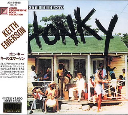 Keith Emerson Honky CD album (CDLP) Japanese KEMCDHO344587
