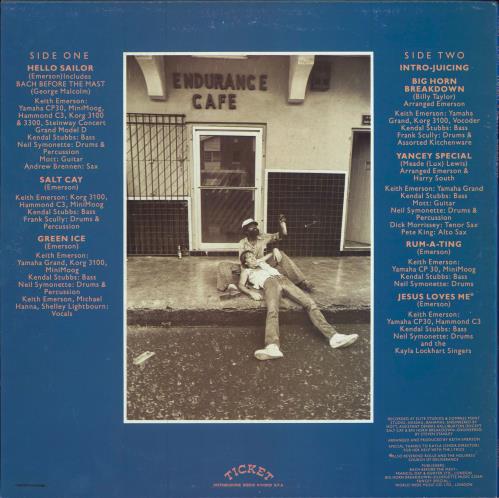 Keith Emerson Honky vinyl LP album (LP record) Italian KEMLPHO782220