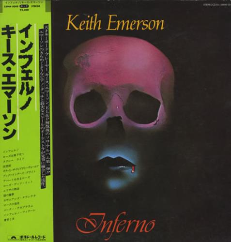 Keith Emerson Inferno vinyl LP album (LP record) Japanese KEMLPIN364827