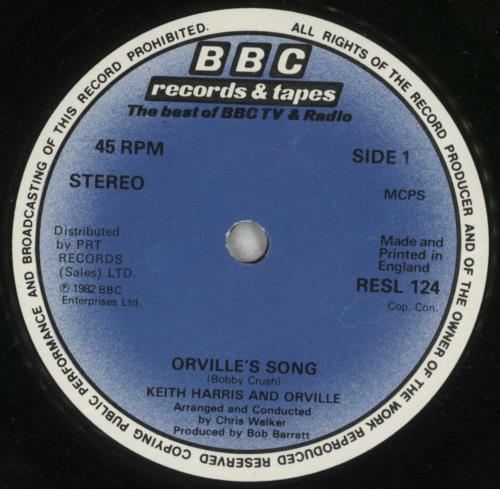 Keith Harris And Orville Orville's Song 7" vinyl single (7 inch record / 45) UK K+O07OR414752