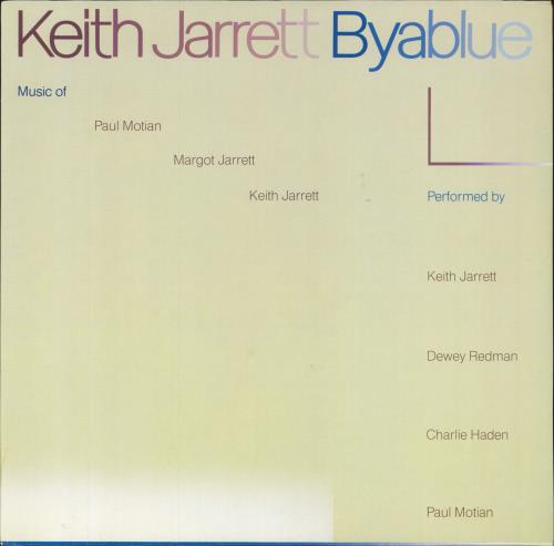 Keith Jarrett Byablue vinyl LP album (LP record) German KJRLPBY797968