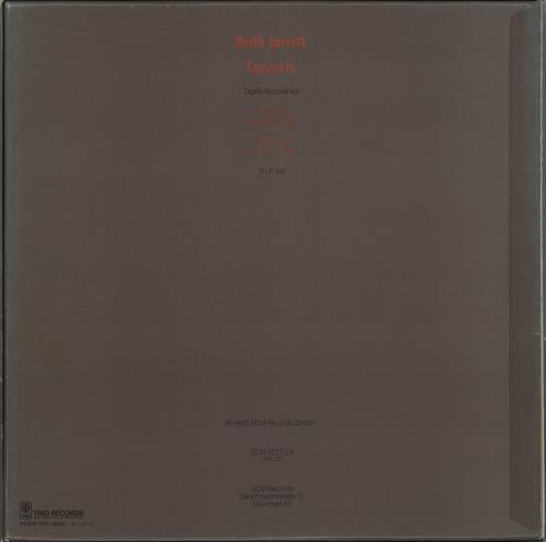 Keith Jarrett Concerts + Art Print Vinyl Box Set Japanese KJRVXCO593972