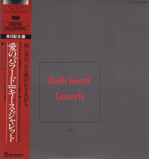 Keith Jarrett Concerts vinyl LP album (LP record) Japanese KJRLPCO432201