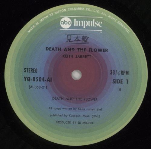 Keith Jarrett Death And The Flower vinyl LP album (LP record) Japanese KJRLPDE873912