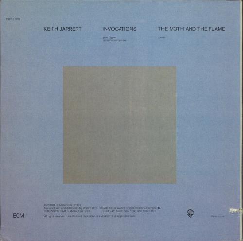 Keith Jarrett Invocations / The Moth And The Flame 2-LP vinyl record set (Double LP Album) US KJR2LIN770482