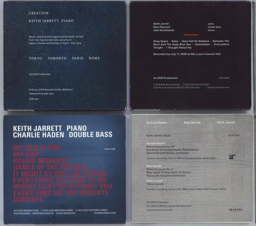 Keith Jarrett Quantity Of Albums 5-CD album set UK KJR5CQU816652