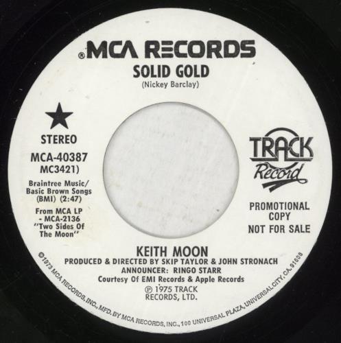 Keith Moon Solid Gold 7" vinyl single (7 inch record / 45) US K-M07SO211861