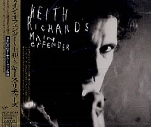 Keith Richards Main Offender CD album (CDLP) Japanese KRICDMA25964