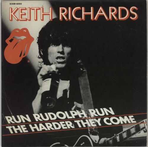 Keith Richards Run Rudolph Run 7" vinyl single (7 inch record / 45) French KRI07RU93563