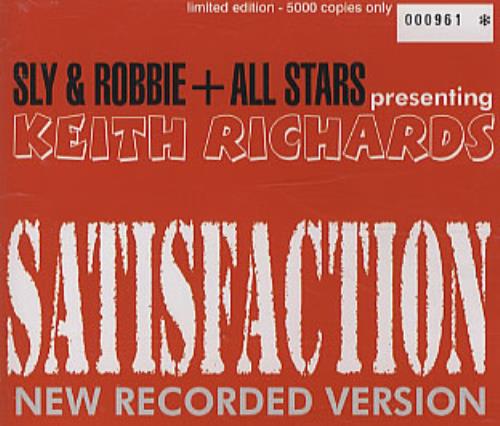 Keith Richards Satisfaction CD single (CD5 / 5") German KRIC5SA313831
