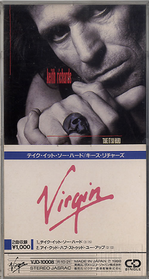 Keith Richards Take It So Hard 3" CD single (CD3) Japanese KRIC3TA112111
