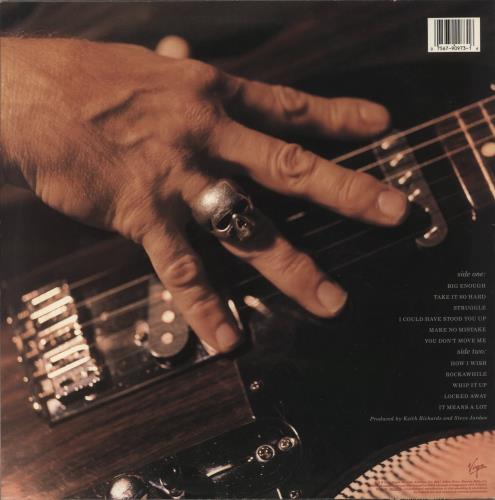 Keith Richards Talk Is Cheap - EX vinyl LP album (LP record) US KRILPTA882620