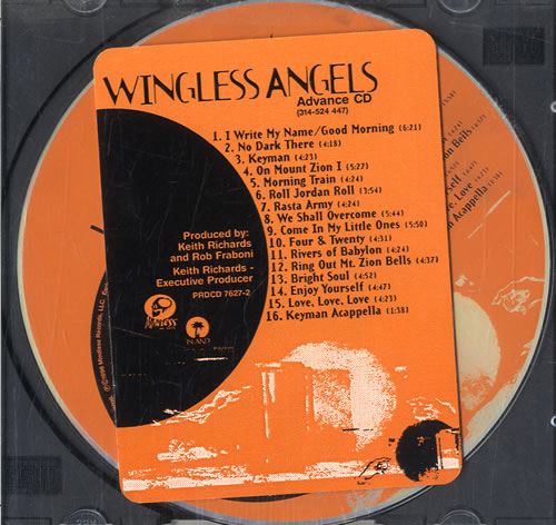 Keith Richards Wingless Angels CD album (CDLP) US KRICDWI558841