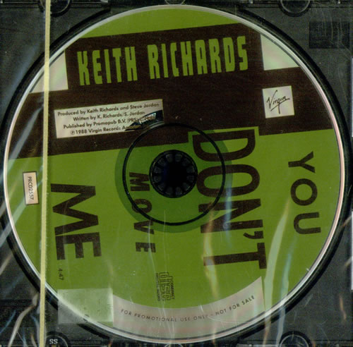 Keith Richards You Don't Move Me CD single (CD5 / 5") US KRIC5YO94655
