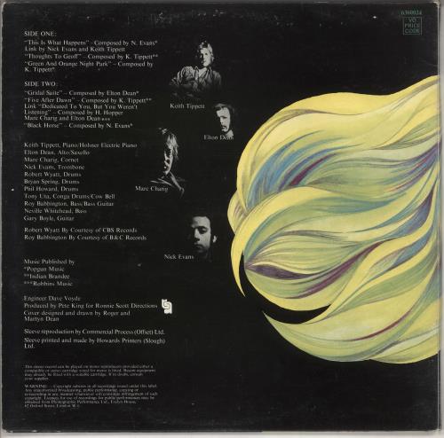 Keith Tippett Dedicated To You, But You Weren't Listening - EX vinyl LP album (LP record) UK KTGLPDE739240