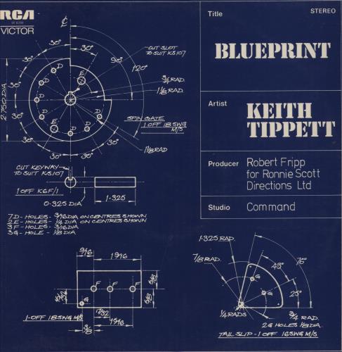 Keith Tippett Blueprint vinyl LP album (LP record) UK KTGLPBL454361