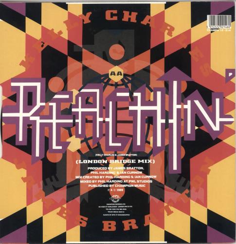 Kelly Charles Reachin' 12" vinyl single (12 inch record / Maxi-single) UK Z4P12RE724363