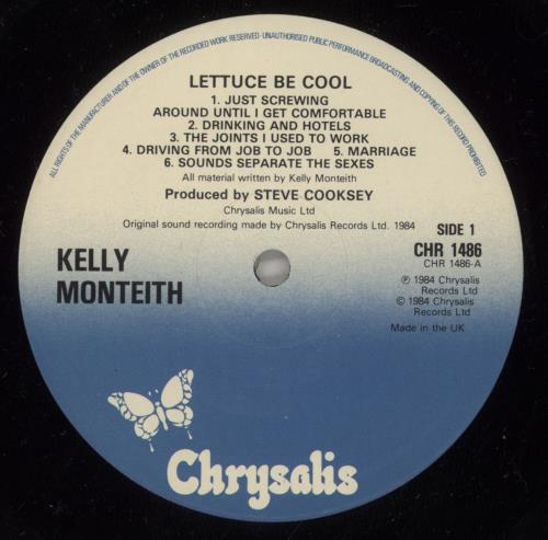 Kelly Monteith Lettuce Be Cool vinyl LP album (LP record) UK KZULPLE660441