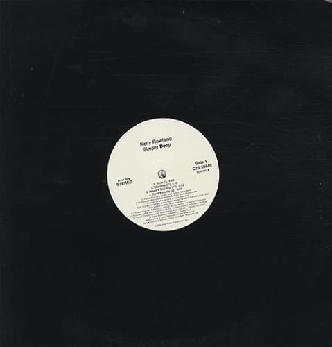 Kelly Rowland Simply Deep 2-LP vinyl record set (Double LP Album) US KLW2LSI251359