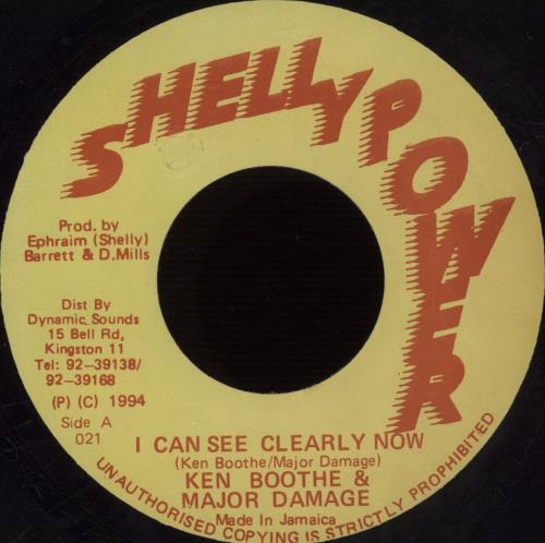 Ken Boothe I Can See Clearly Now 7" vinyl single (7 inch record / 45) Jamaican KEO07IC671543