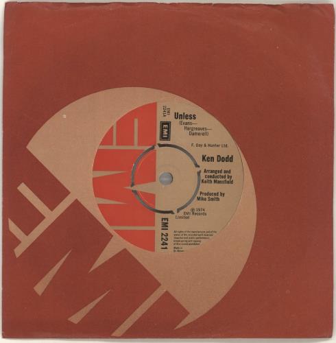 Ken Dodd Unless 7" vinyl single (7 inch record / 45) UK KND07UN700573