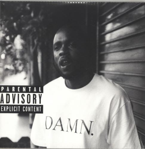 Kendrick Lamar Damn - Clear Vinyl + Numbered Sleeve - Sealed 2-LP vinyl record set (Double LP Album) UK OH52LDA691809