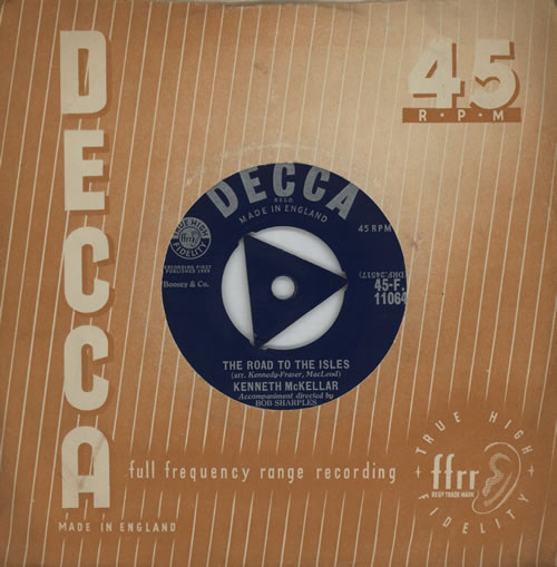 Kenneth McKellar The Road To The Isles 7" vinyl single (7 inch record / 45) UK KEK07TH570767