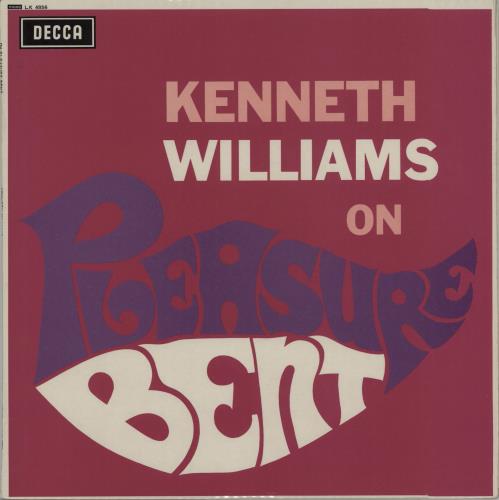 Kenneth Williams On Pleasure Bent vinyl LP album (LP record) UK KNWLPON456410