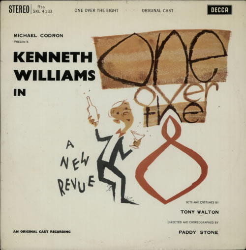 Kenneth Williams One Over The Eight vinyl LP album (LP record) UK KNWLPON616037